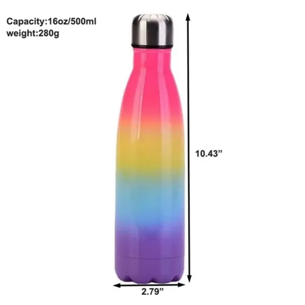 16OZ Gradient Water Flask