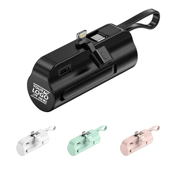 Mini Portable Power Bank 5000Mah With Phone Holder