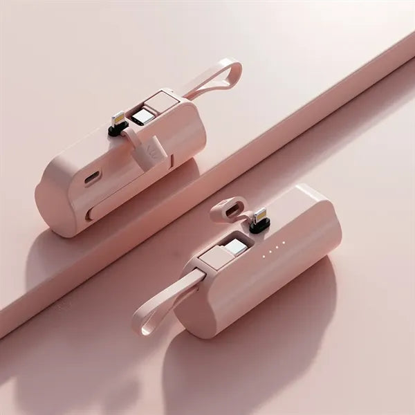 Mini Portable Power Bank 5000Mah With Phone Holder