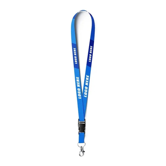 1" Full Color Nylon Lanyards With Buckle Release