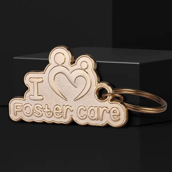 Die Struck Key Chain 1.25"
