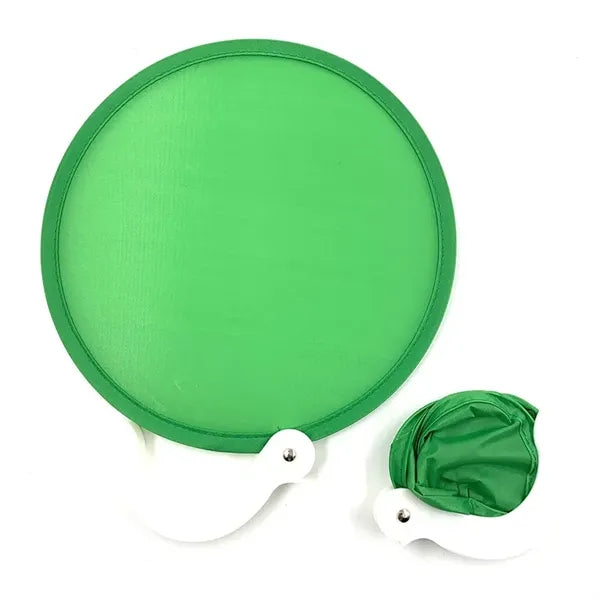 Round Foldable Handle Fan