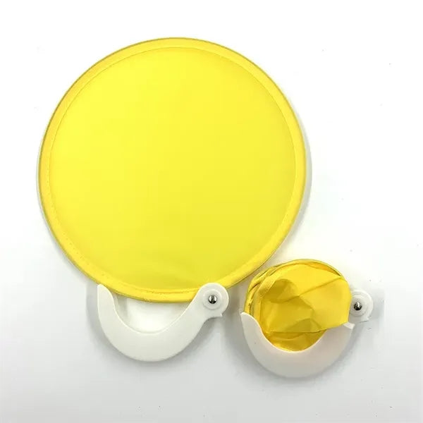 Round Foldable Handle Fan
