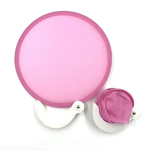 Round Foldable Handle Fan