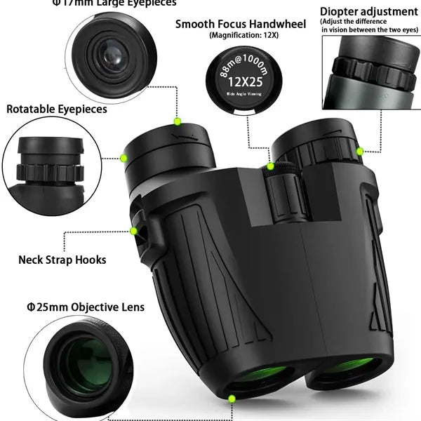 12x25 Outdoor Binoculars