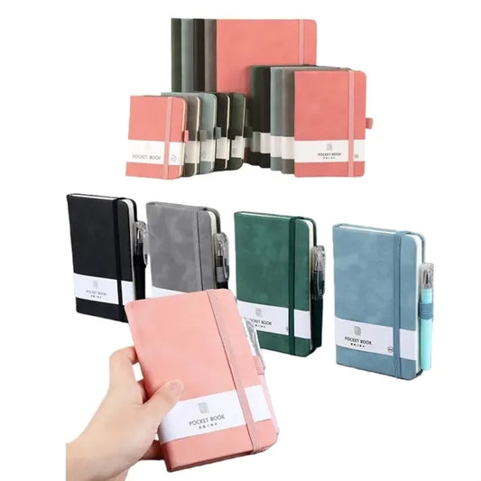 A7 PU Leather Pocket Notebook