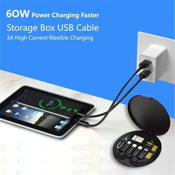 Multi USB Adapter Set With Phone Holeder