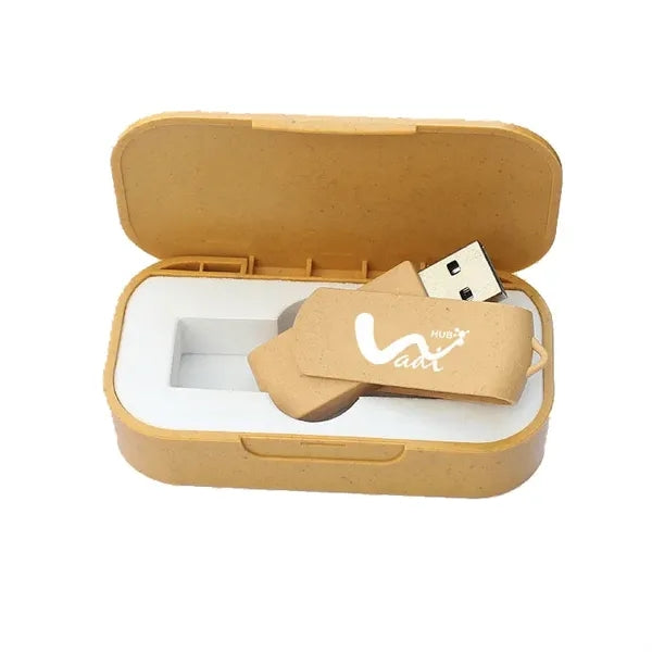 2GB Wheat Straw USB Flash Drive