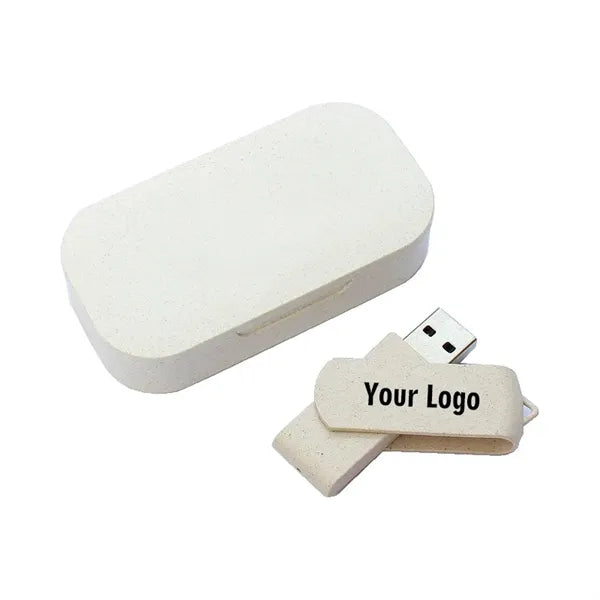 2GB Wheat Straw USB Flash Drive