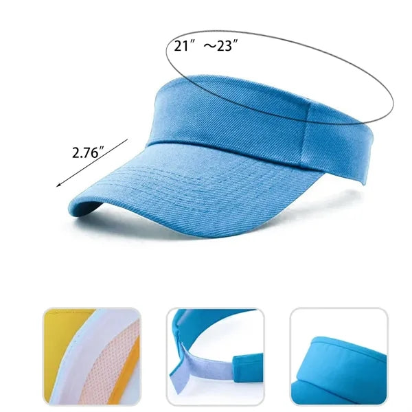 Sport Sun Visor Adjustable Empty Top Baseball Cap