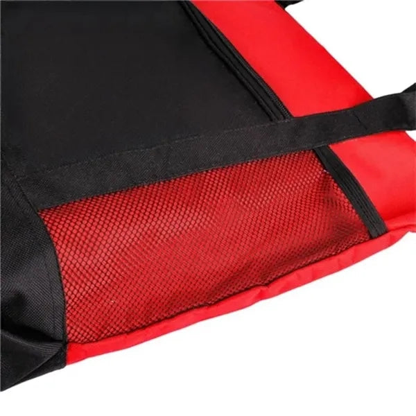 Zippered Tote Bag With Mesh Pocket