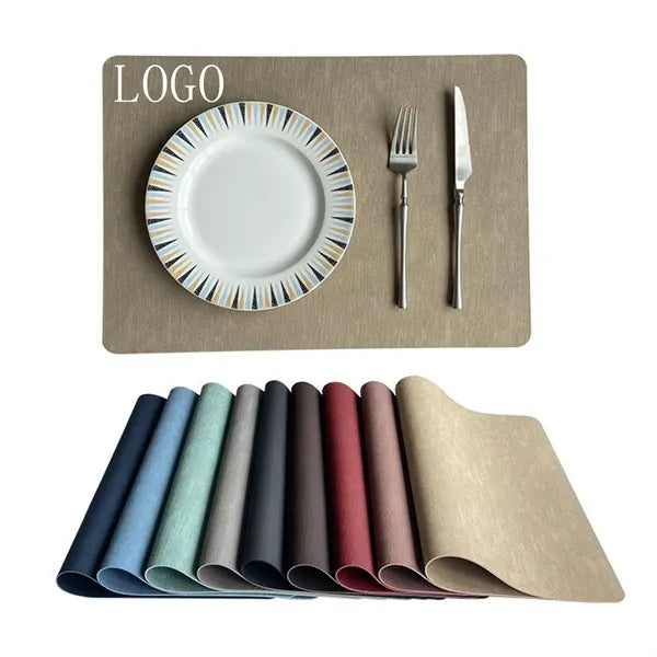 Faux Leather Placemats PU Table Mats Waterproof