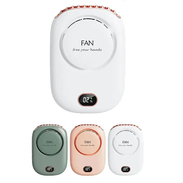 Portable Mini Lazy Man's Leafless Handheld Waist Neck Fan