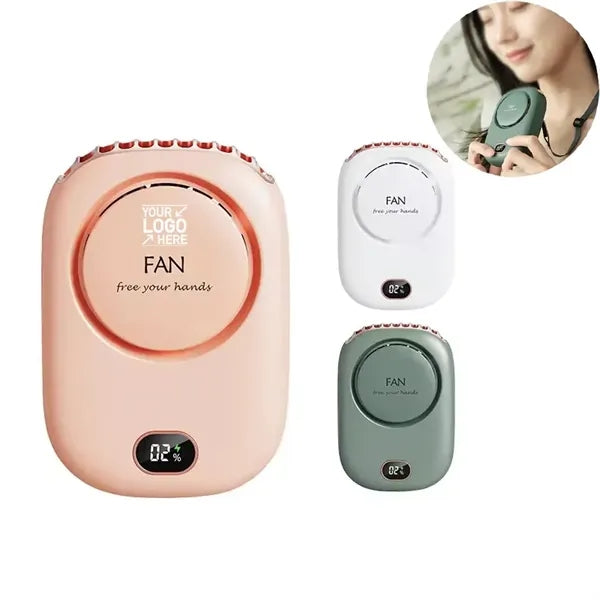 Portable Mini Lazy Man's Leafless Handheld Waist Neck Fan