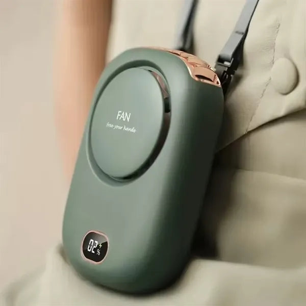 Portable Mini Lazy Man's Leafless Handheld Waist Neck Fan