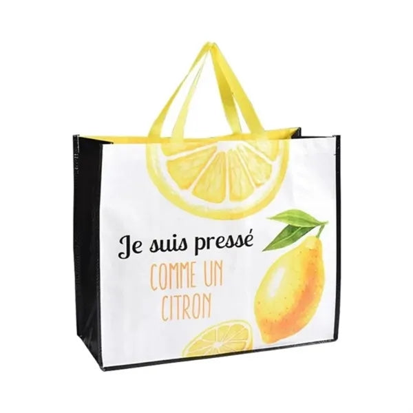 Full Color Woven Pp Shopper Tote Bag