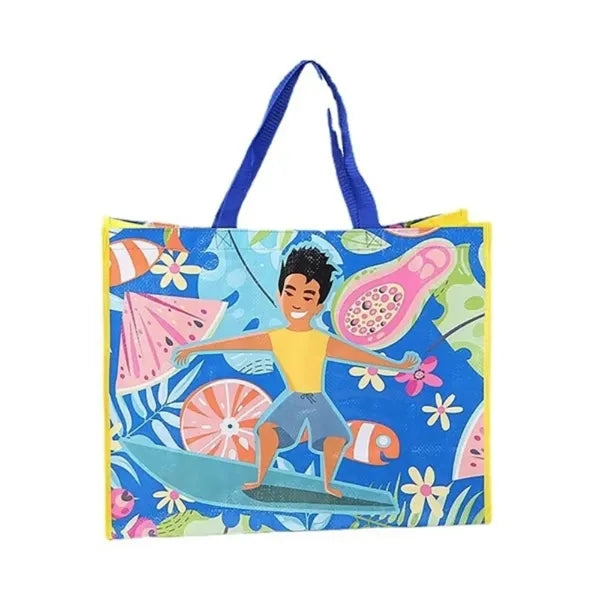 Full Color Woven Pp Shopper Tote Bag