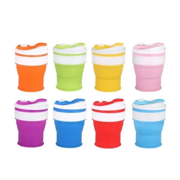 12oz Silicone Foldable Coffee Cup
