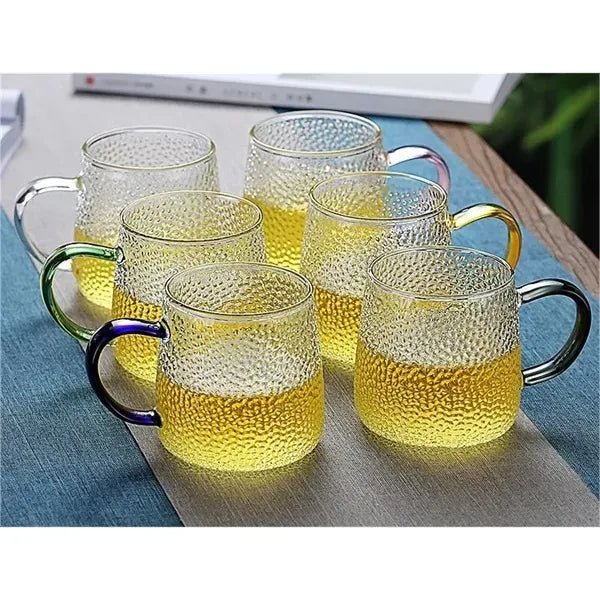 Glass Espresso Cup Clear Coffee Mugs with Handle