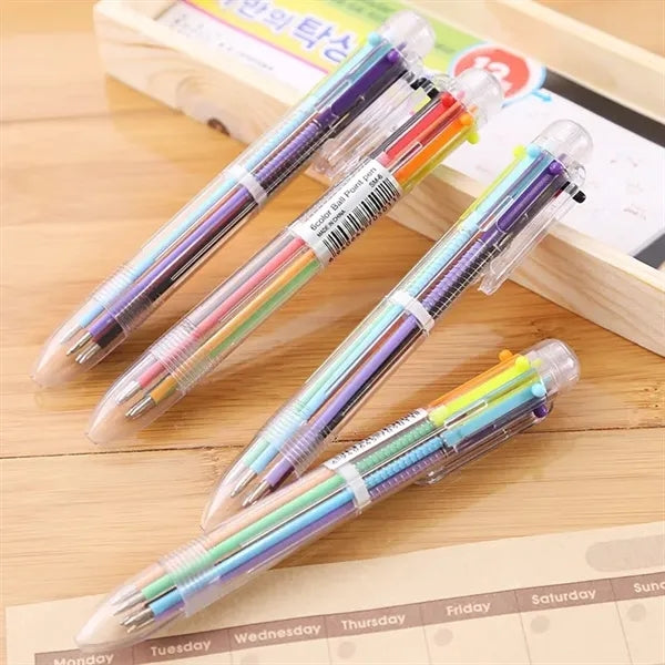 6-in-1 Multicolor Ballpoint Pen