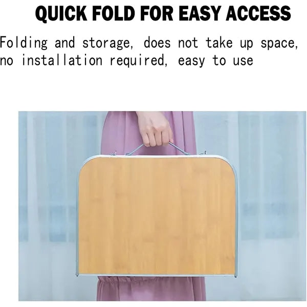 Foldable Lightweight Table for Picnic/Bed