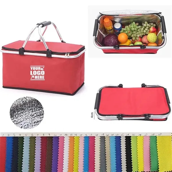 Insulated Cooler Picnic Basket