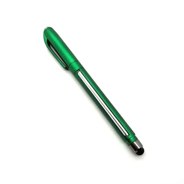 Metallic Banner Pen with Stylus