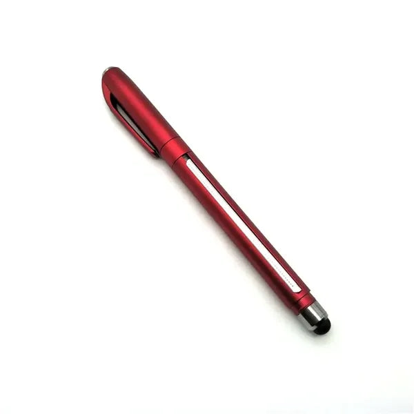 Metallic Banner Pen with Stylus