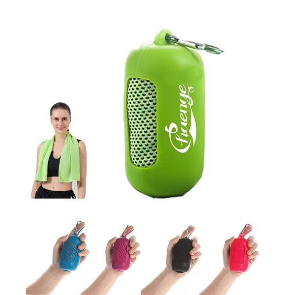 Cooling Towel With Handle Carry Package