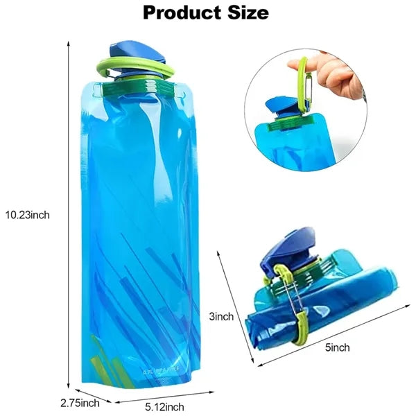 700Ml Large Foldable Water Bottle