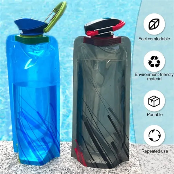 700Ml Large Foldable Water Bottle