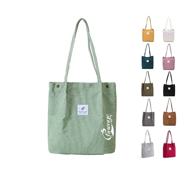 Fashion Corduroy Tote Bag