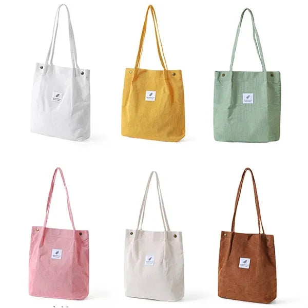 Fashion Corduroy Tote Bag