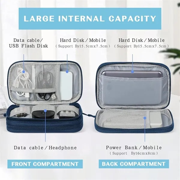 Travel Cable Organizer Pouch