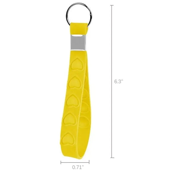 Branded Silicone Keychains Wristbands