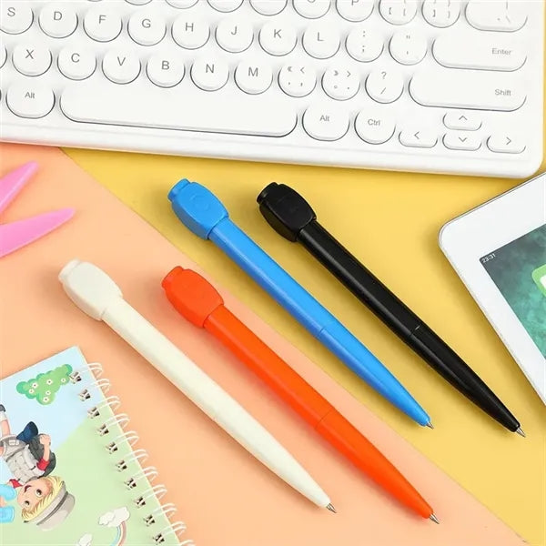 Stress Relief Fidget Spinner Pen with ABCD Rotation Cap