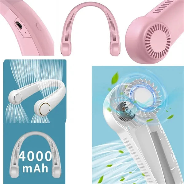 Portable Neck Fan/Free Bladeless