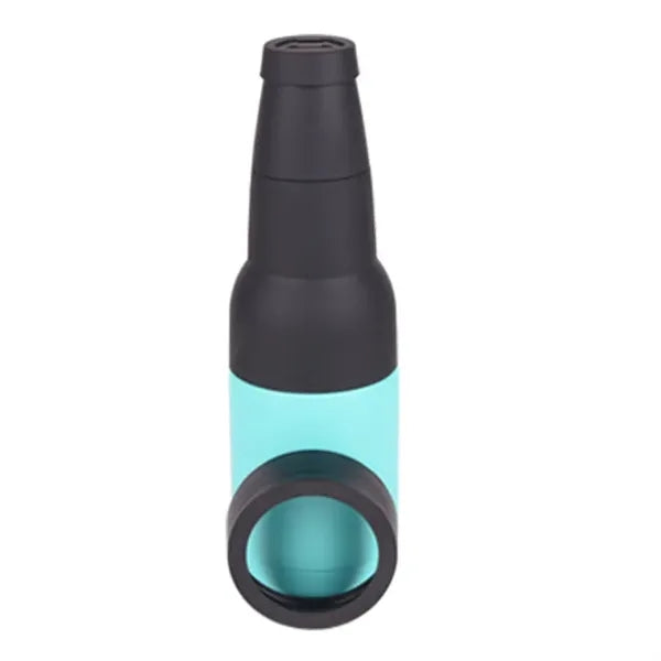 Can cooler with beer opener