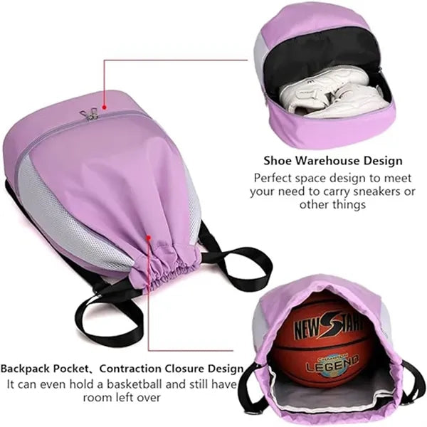 Waterproof Drawstring Backpack Sports Outdoor Fitness Travel