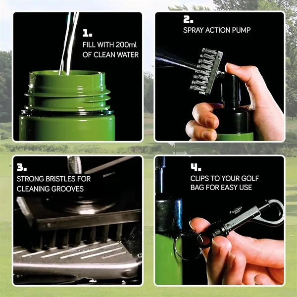 Retractable Golf Cleaning Brush