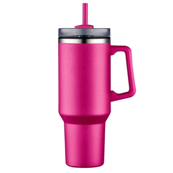 40 Oz Tumbler Mug with Straw