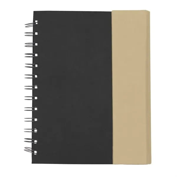 Eco-Recycled Journal w/Sticky Notes, Flags, & Pen