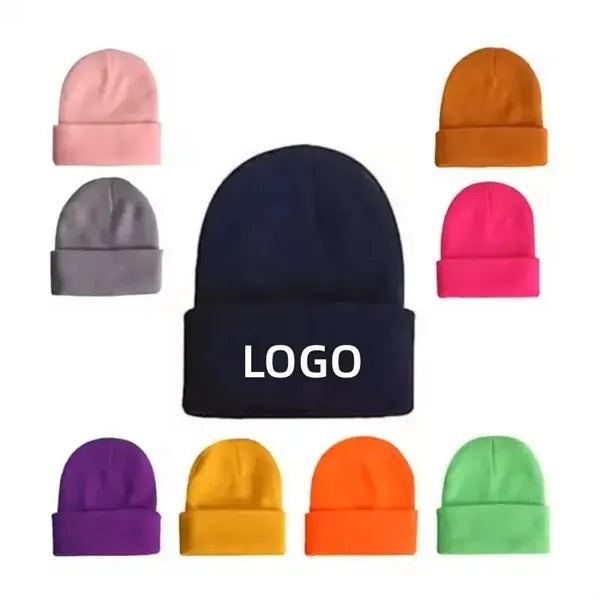 Fashion Winter Knit Beanie Unisex Acrylic Knitted Hat