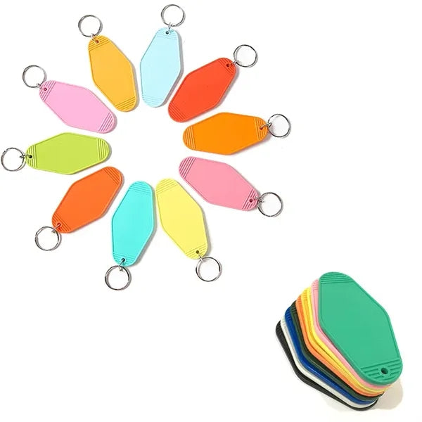 Motel Keychain Plastic Hotel Key Tag