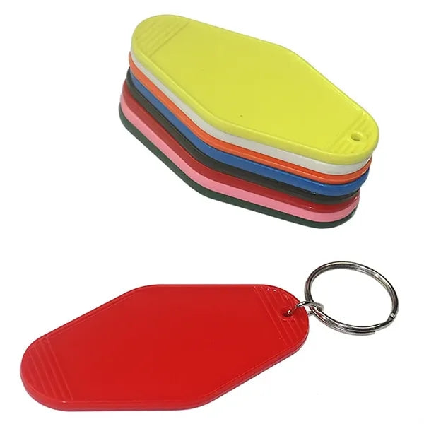 Motel Keychain Plastic Hotel Key Tag