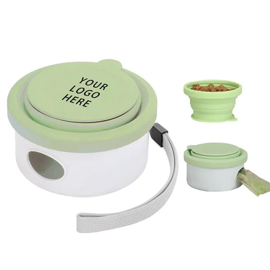 Portable Folding Box Pet Bowl