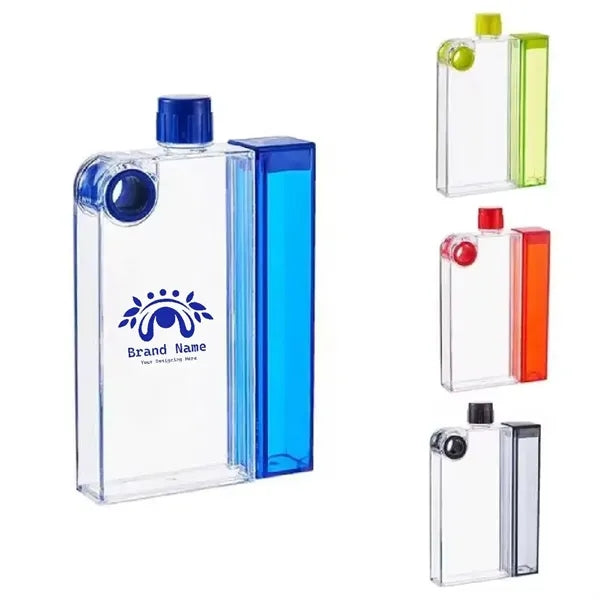 Transparent Water Bottle With Detachable Nut Case