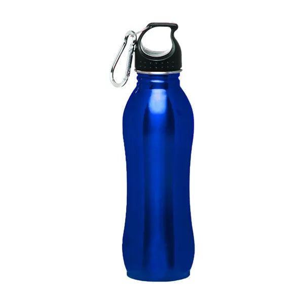 25 Oz Curvaceous Stainless Steel Water Bottle