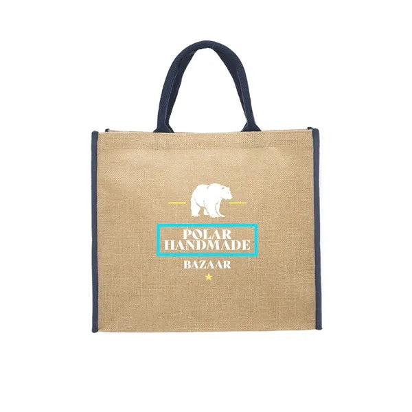 Eco Valley Jute Tote Bag (Full Color Imprint)