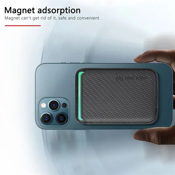 Phone Magsafe Wallet Fiber Pattern